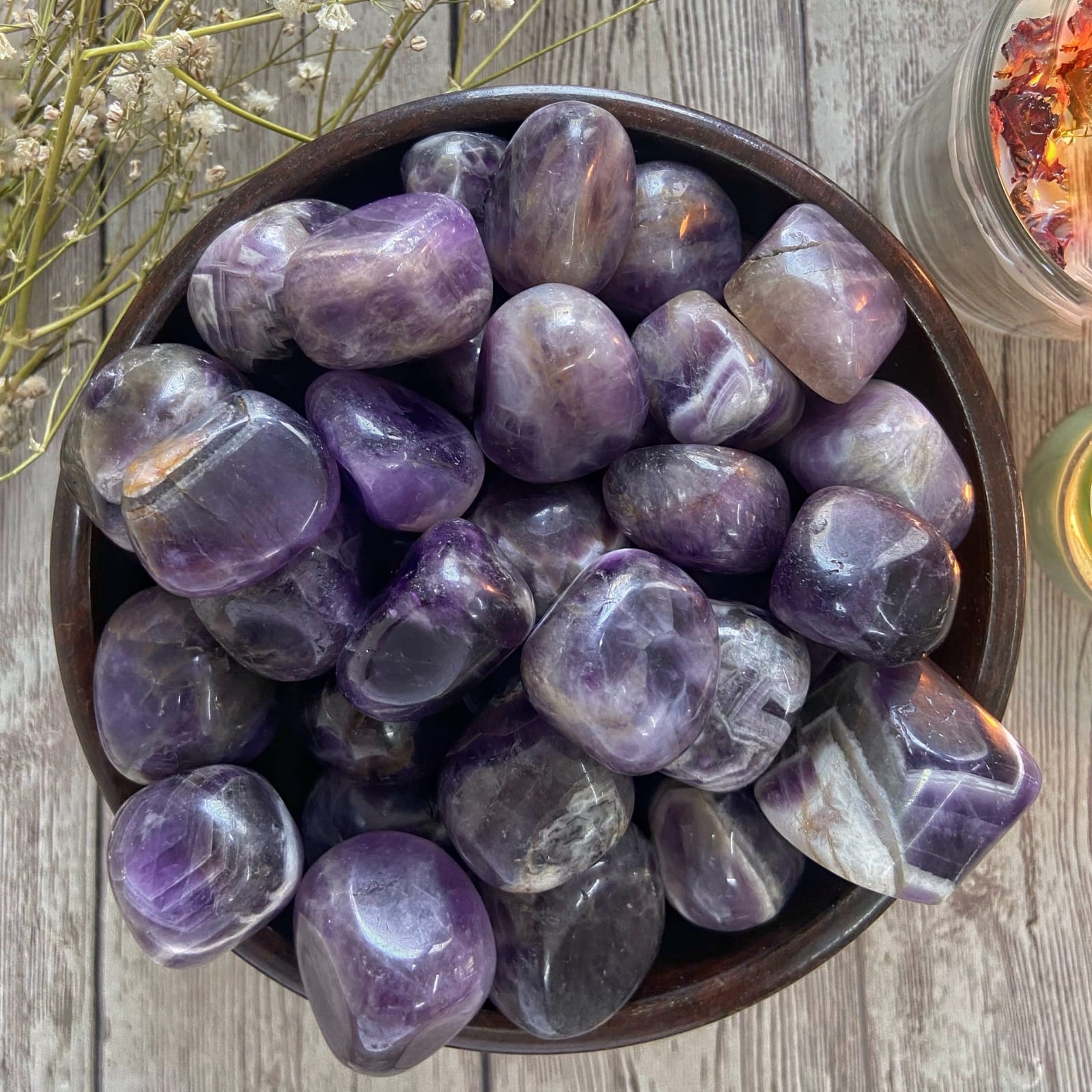 Amethyst Tumble gemstone