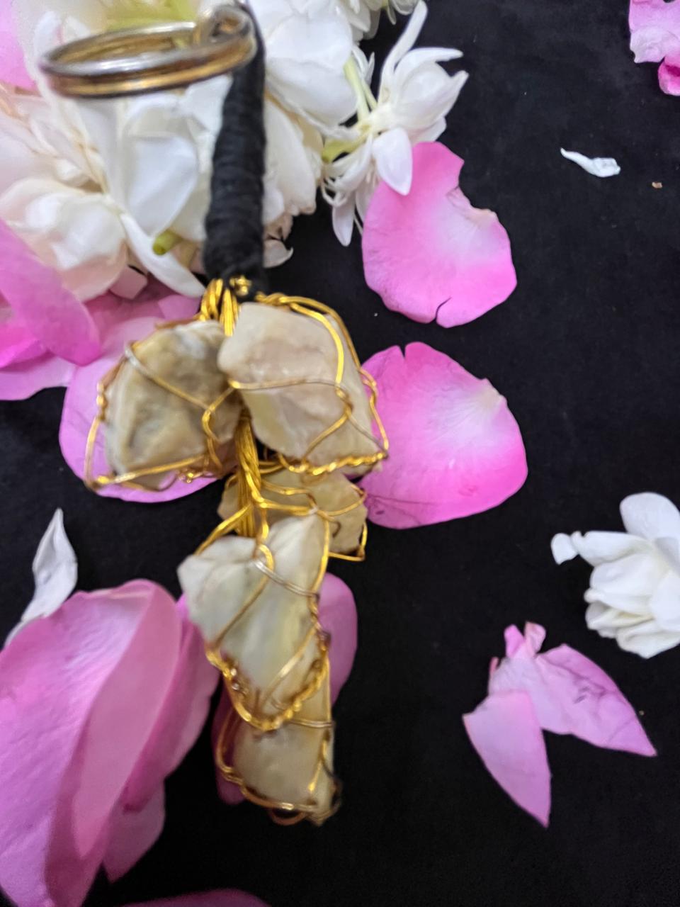 Citrine Key Ring gemstone