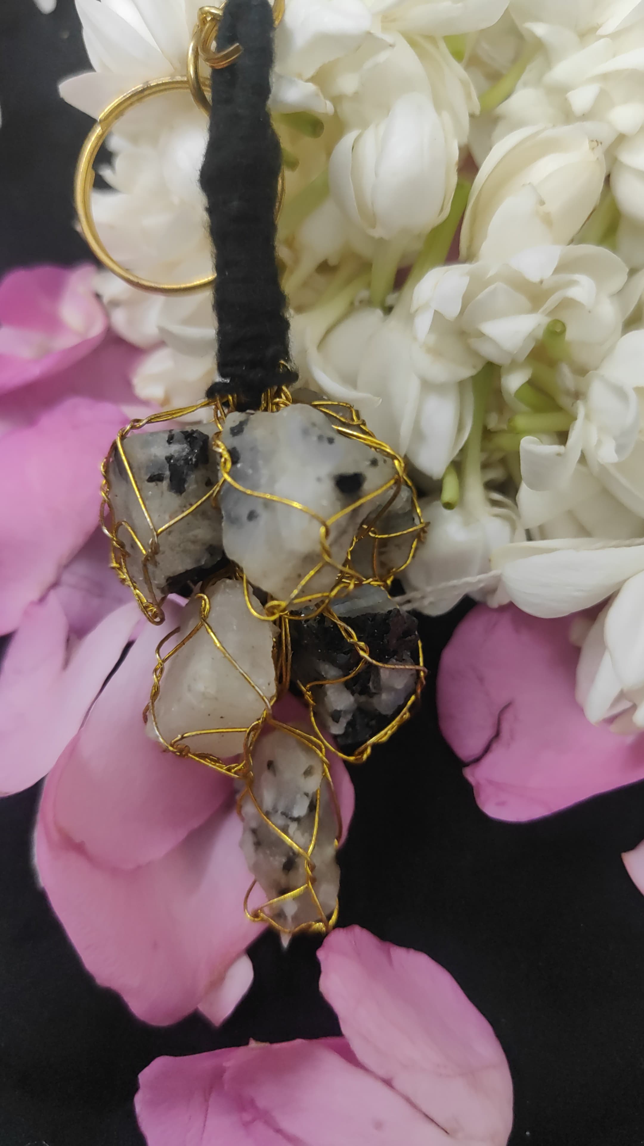 Rainbow Key Ring gemstone
