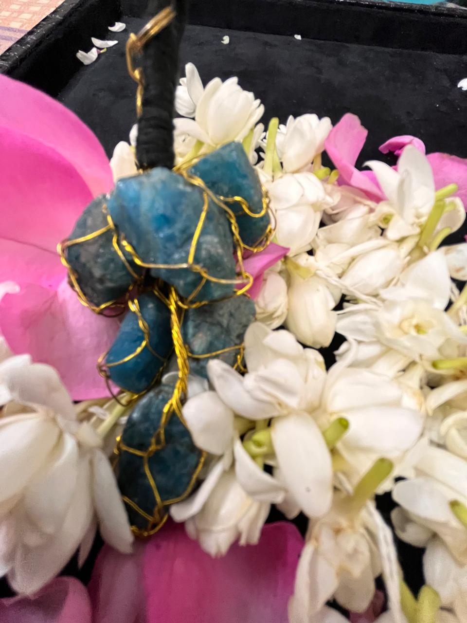 Turquoise Key Ring gemstone